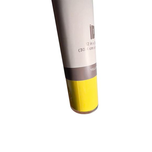 NEW IRON-ON MATTE VINYL YELLOW SUBLIMATION PARK LANE 12” X 36” - Picture 5 of 5